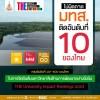 ไม่ผิดคาด มทส. ติดอันดับที่ 10 ของไทย กลุ่มอันดับที่ 401-600 ของโลก ในการจัดอันดับมหาวิทยาลัยด้านการพัฒนาอย่างยั่งยืน   THE University Impact Rankings 2023