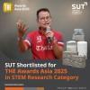 SUT Shortlisted for THE Awards Asia 2025 in STEM Research Category
