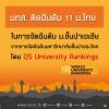 มทส. ติดอันดับ 11 ม.ไทย ในการจัดอันดับ ม.ชั้นนำเอเชีย  จากการจัดอันดับมหาวิทยาลัยชั้นนำของโลก โดย QS University Rankings