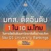 มทส. ติด 1 ใน 10 ม.ไทย ในการจัดอันดับ ม.ชั้นนำของโลก  โดย QS University Rankings